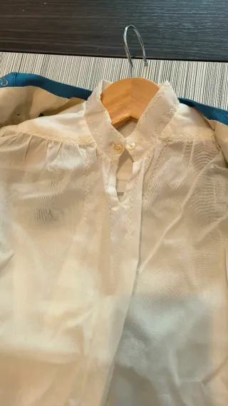 Traje de Fallero Azul y Blanco