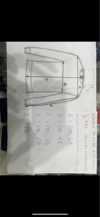 Maglia Uomo OCCHI&BELLI Verde Zip Taglia XXL