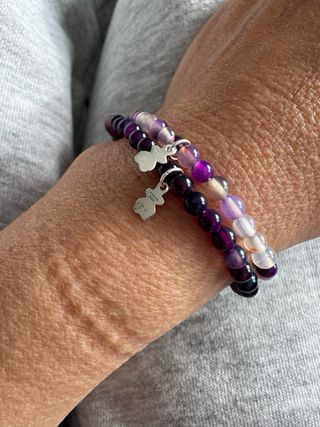 Pack 2 Pulseras Elasticas Tous Amatista