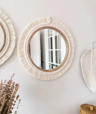 Espejo Macramé 37cm