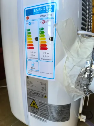 Aire Acondicionado Portátil Blanco