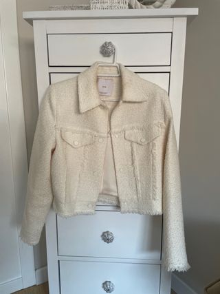 Cazadora Americana Corta Mango Talla XS