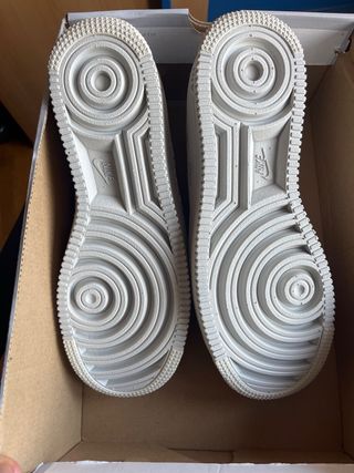 Nike Air Force 1 Beige/Blanco Tejido