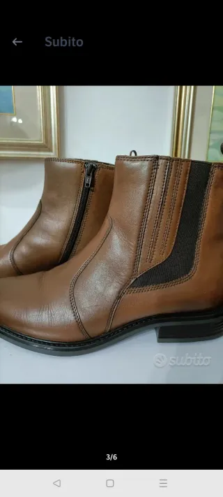 Stivaletti donna Alesya pelle marrone tg. 39