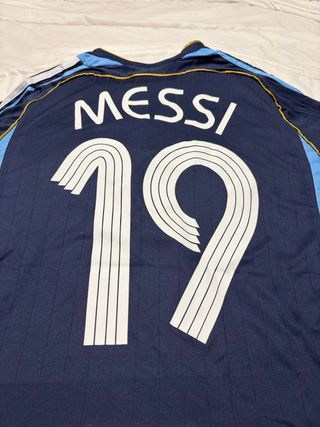 Camiseta Argentina #19 Messi Mundial 2006 XL