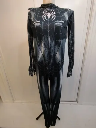 Disfraz Spiderman Negro Niñ@s talla 8/10 años
