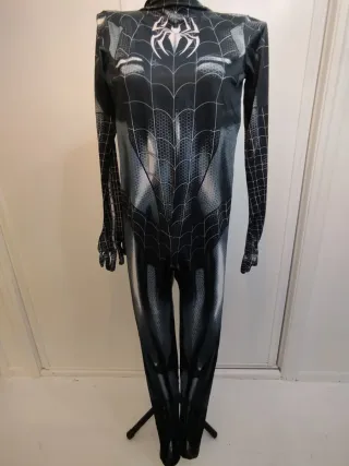 Disfraz Spiderman Negro Niñ@s talla 8/10 años