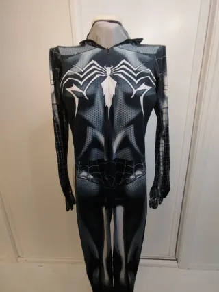 Disfraz Spiderman Negro Niñ@s talla 8/10 años