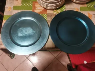 6 Sottopiatti Oro e Rosso