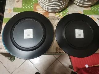 6 Sottopiatti Oro e Rosso