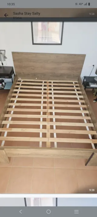 Cama doble nueva.Regalo Colchones.Esta desmontada.