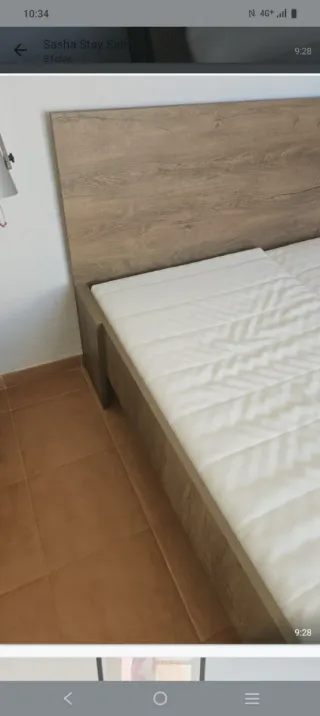 Cama doble nueva.Regalo Colchones.Esta desmontada.