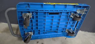 Carretilla Plataforma Silverline Azul