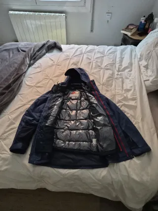 Anorak Columbia plumífero 650 FP + cortavientos