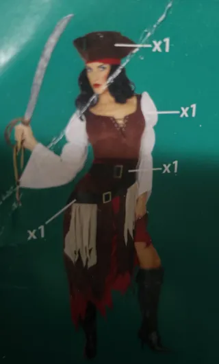 Disfraz Pirata Corsario Atosa XXL