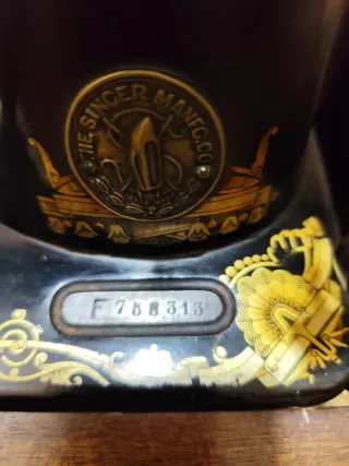 Máquina de coser Singer 1921