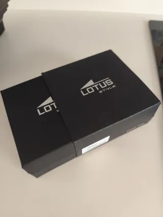 Pulsera Lotus Hombre Piel y Acero