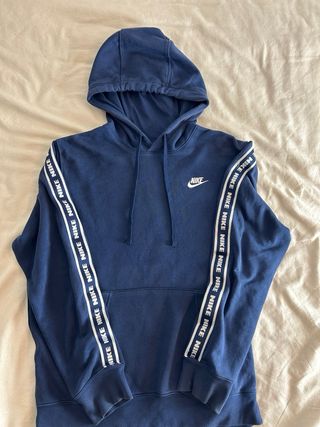 Sudadera Nike Azul con Logo