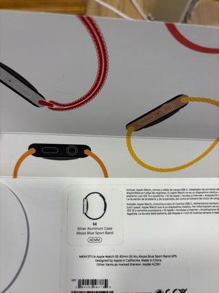 Apple Watch SE 40mm Plata