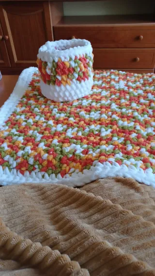 Juego de baño lana terciopelo