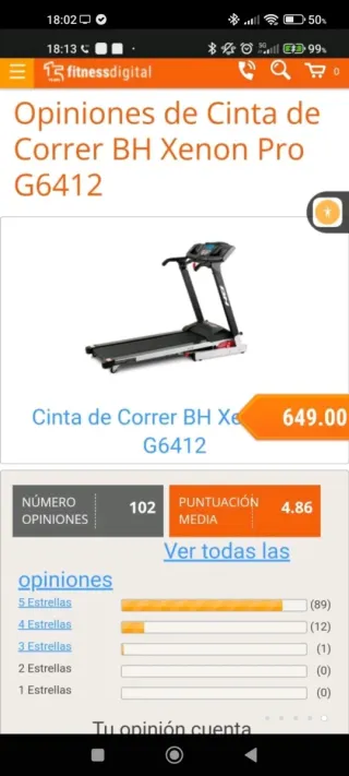Cinta Correr BH XENON PRO