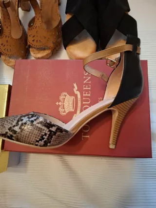 Lote 5 pares zapatos mujer TOP QUEENS