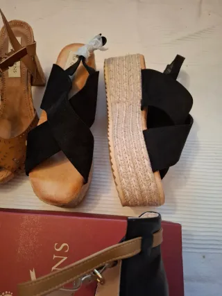 Lote 5 pares zapatos mujer TOP QUEENS