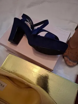 Lote 5 pares zapatos mujer TOP QUEENS