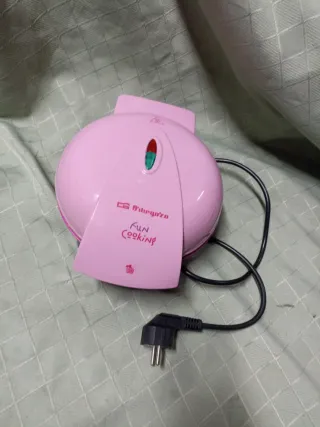 Máquina para hacer cupcakes rosa