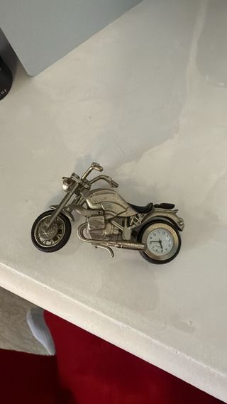 Reloj Miniatura Moto Colección