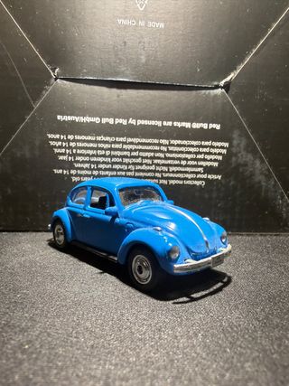 Miniatura VW Beetle Welly 1/60 Azul