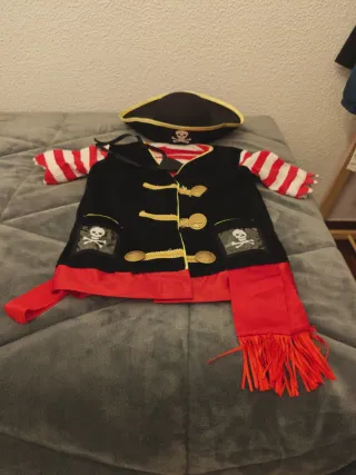 Disfraz Pirata Niño Talla 5-6 Años