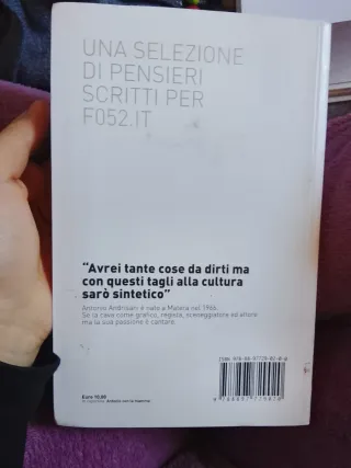 Tutto finisce in un libro. «Avrei tante cose da...