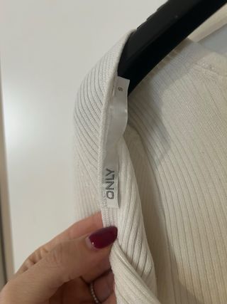 Maglia ONLY bianca manica lunga