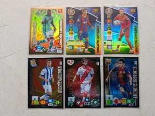 Lote 6 cards Adrenalyn Edición Limitada varios año