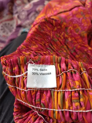 Vestido/Falda Boho Estampado en seda