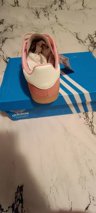 Adidas Gazelle Mujer Rosa Beige