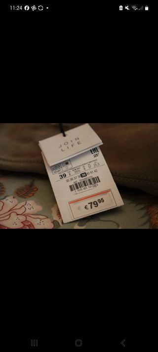 Botas altas Zara beige sin estrenar