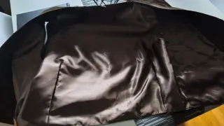 Chaleco Piel Marrón Talla M