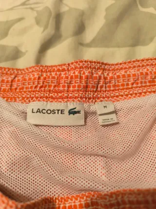 Bañadores Lacoste Azul Marino Estampado