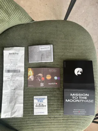 Omega x Swatch Mission to the Moonphase Negro