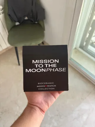 Omega x Swatch Mission to the Moonphase Negro