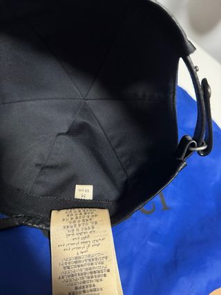 Berretto Gucci Blu e Oro Contratto