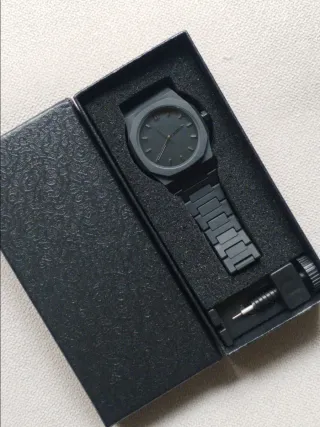 Llevate! Reloj negro tipo Milano