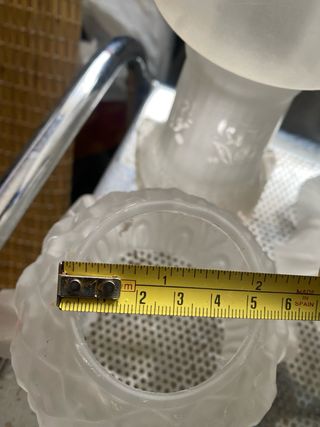 Tulipas de cristal antiguas 5 unidades