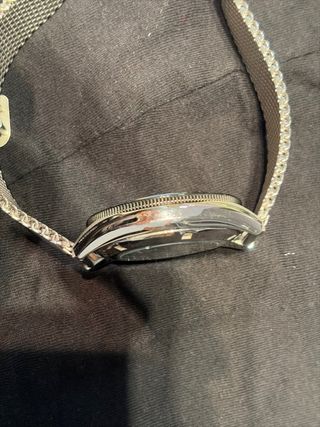 Reloj Seiko Automático SRP 711K1 Negro y Plateado