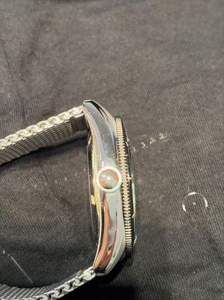 Reloj Seiko Automático SRP 711K1 Negro y Plateado