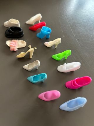 Lote Zapatos Barbie desparejados o con falla