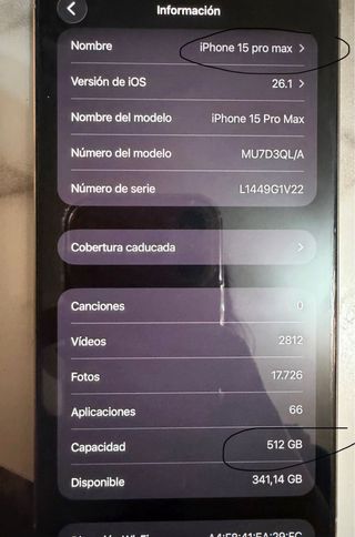 iPhone 15 Pro Max 512GB Bianco Titanio