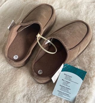 Zapatillas de estar por casa marrones talla 41/42